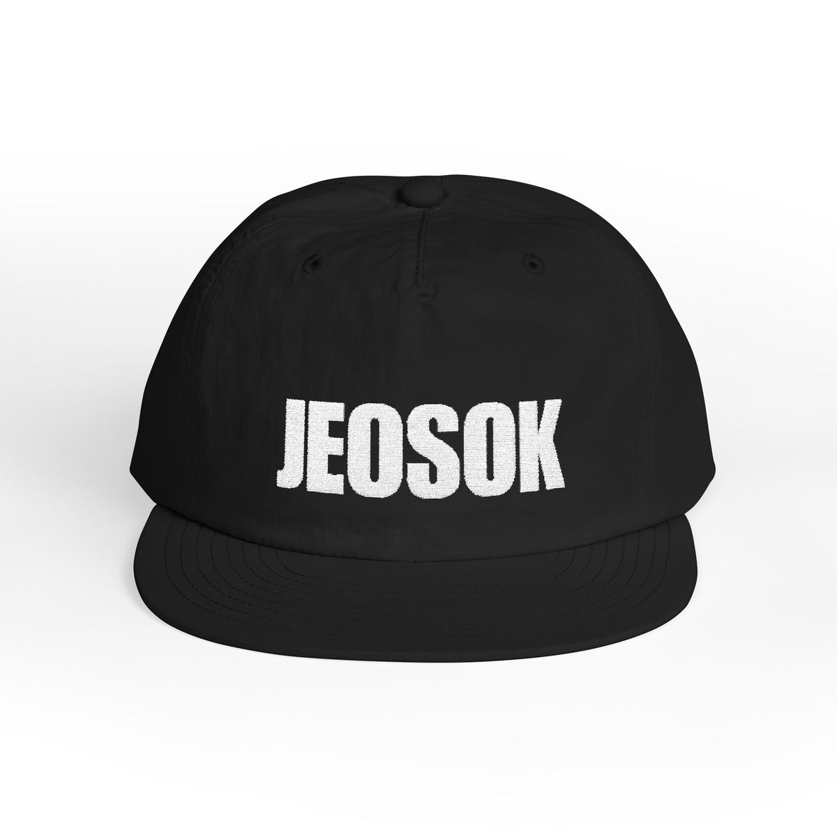 Distressed 'JEOSOK' Logo Snapback Hat